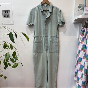 Ali Golden Boiler Suit - Light Denim